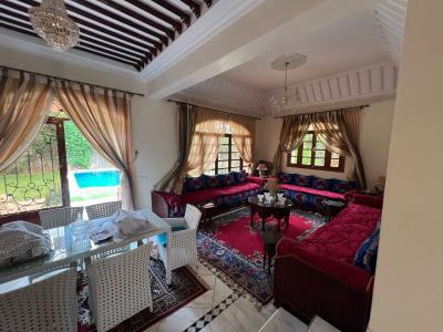 Elegant Villa with Pool, Garden, Hammam, and Spacious Living Areas for Sale